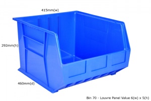 Rhino Tuff Plastic Parts Bins - Bin 70